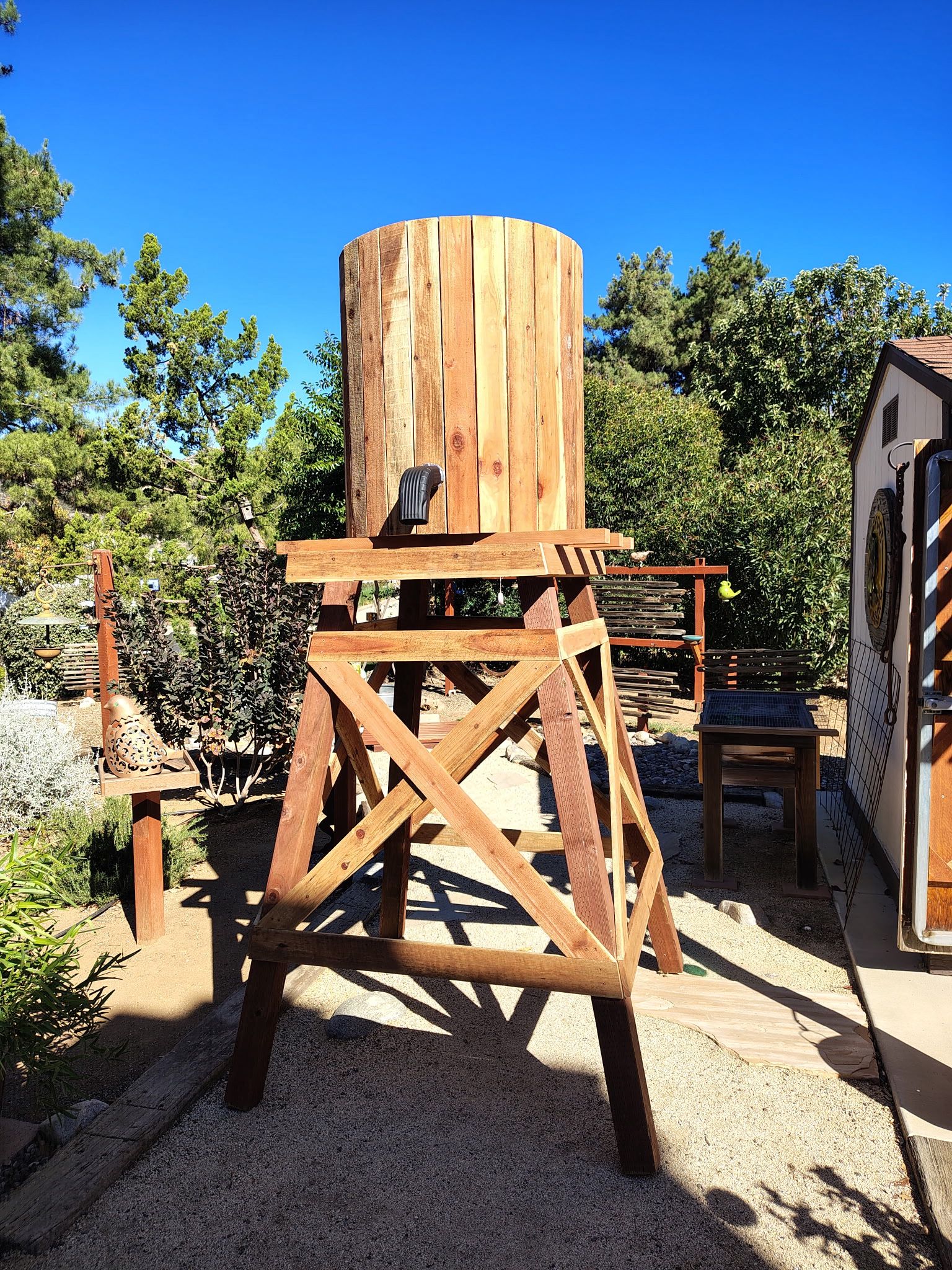 Yard Art/ Old west style water tank
