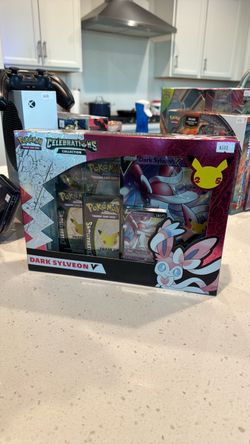 Dark Sylveon V Celebrations Collection • WILL TRADE FOR RETRO GAMES