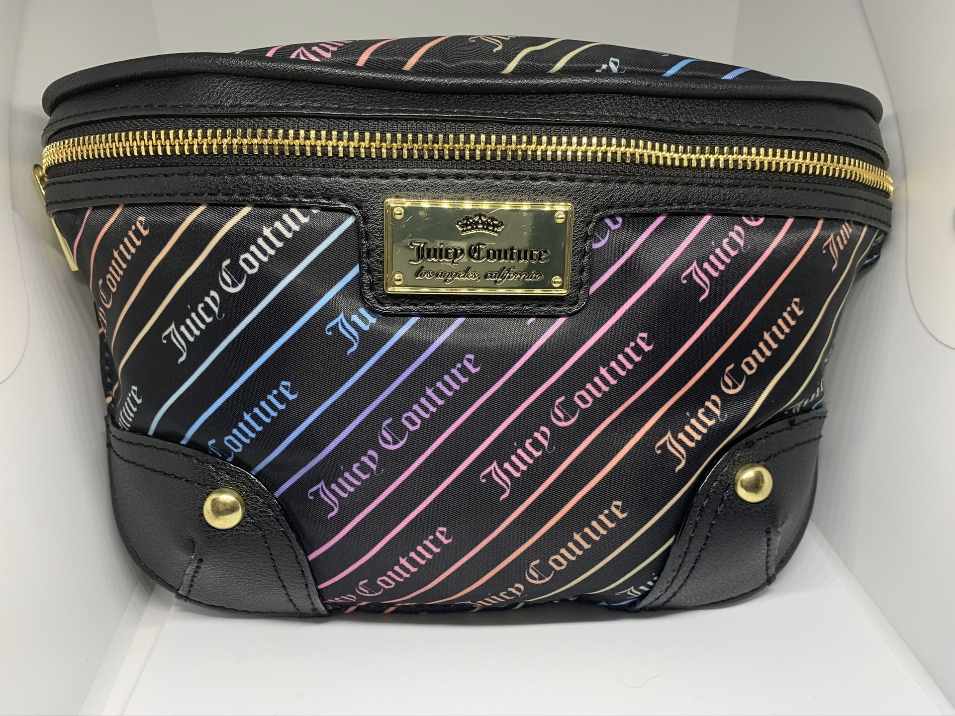 Juicy Couture multi color gold fanny pack bag