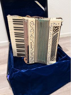 Vintage Accordion with Carrying Case - 1950’s