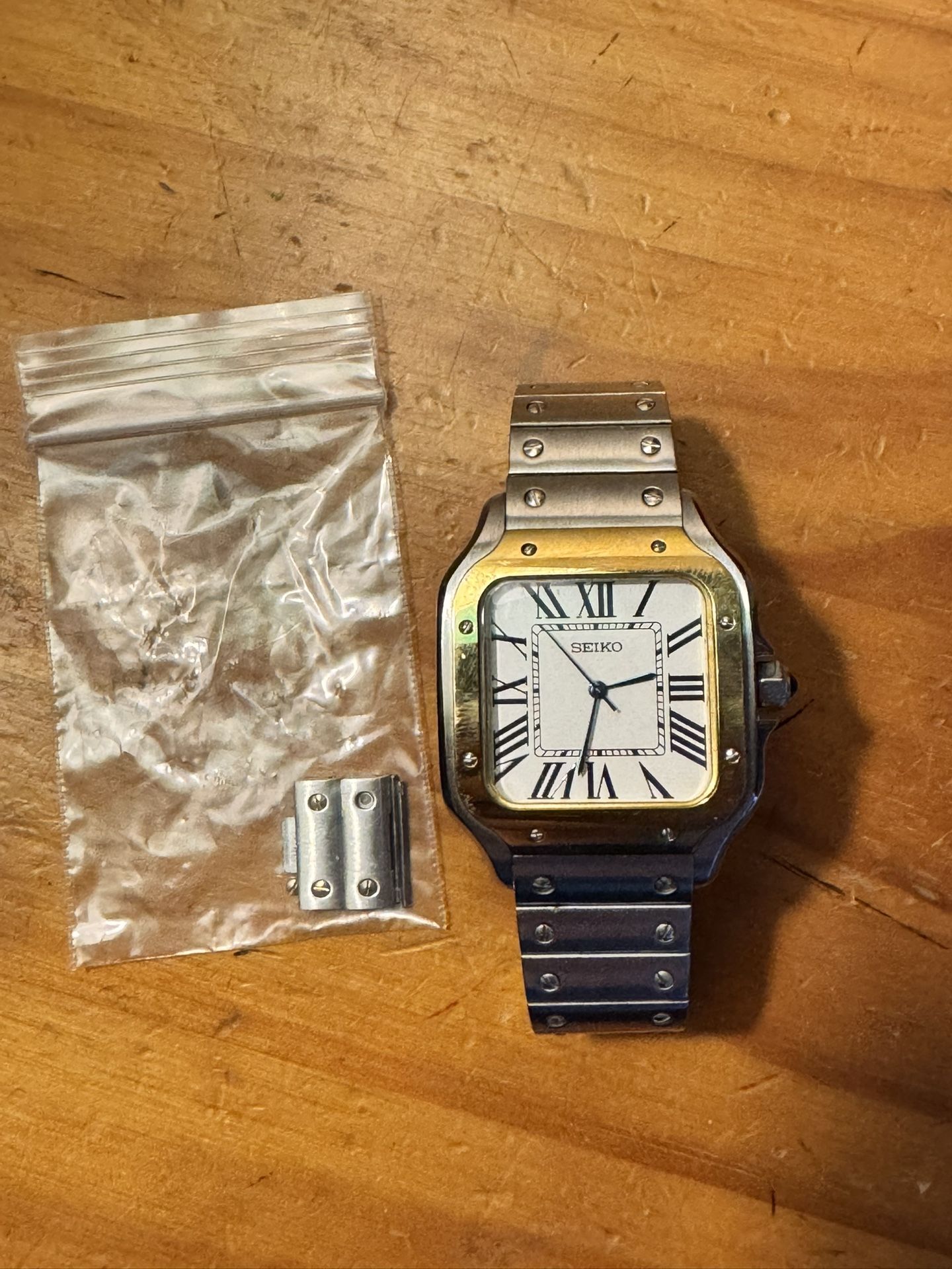 Seiko Mod “Santos” NH35 Automatic Movement