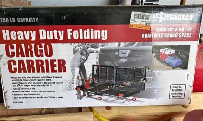 HAUL MASTER 750 lb. Capacity Folding Cargo Carrier