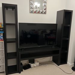 IKEA- 2 Bookshelves And Tv Stand 