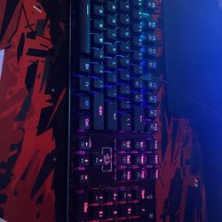 Redragon K556 USB C Gaming Keyboard 16.8 Millon Colors Hotswapple Red Switches