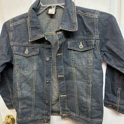 Gymbroee Blue Denim Jacket Size M 10-12 Youth Great Condition
