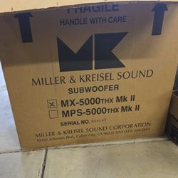 MILLER & KREISEL MX-5000 THX POWERED SUBWOOFER