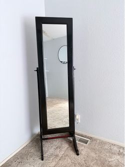Mirror and jewelry