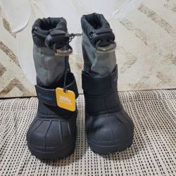 Columbia Snow Boots Toddler Size 4 Black Gray Brand New Never Worn