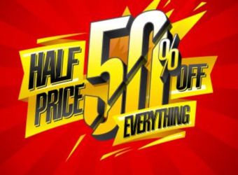 Everything on my page HALF OFF! Let’s Negotiate