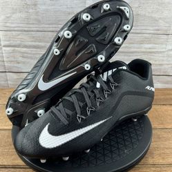 Men's Nike Alpha Menace Pro 2 TD Black White Football Cleats Sz 12.5 🏈 