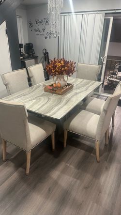 Marble Dining Room Table