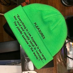 Pleasures now LA beanie 