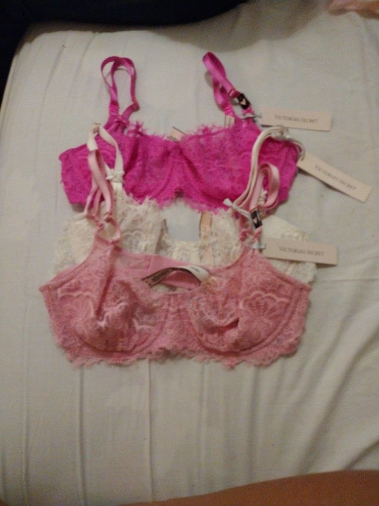 3 Victoria's Secret Bra's Brand NEW 32C