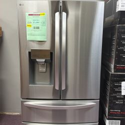 Refrigerator 36” In Stainless Steel New 1 Year Warranty 