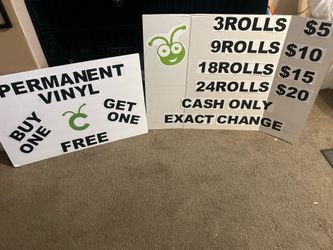 Permanent vinyl/cricket