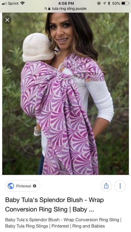 Tula Wrap Conversion Ring Sling in Splendor Blush