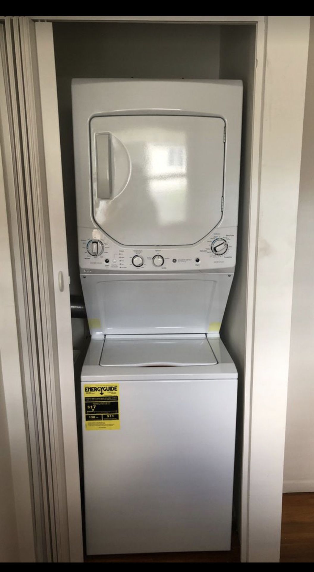 GE washer dryer combo electric