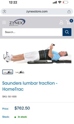 Saunders Lumbar Traction Device – New in Box (Zynex Medical)