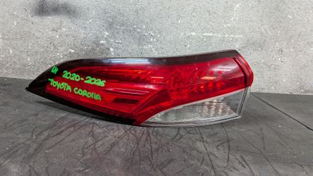 2020-2021-2022-2023-2024-2025-2026 TOYOTA COROLLA LEFT TAIL LIGHT OEM USED #11009