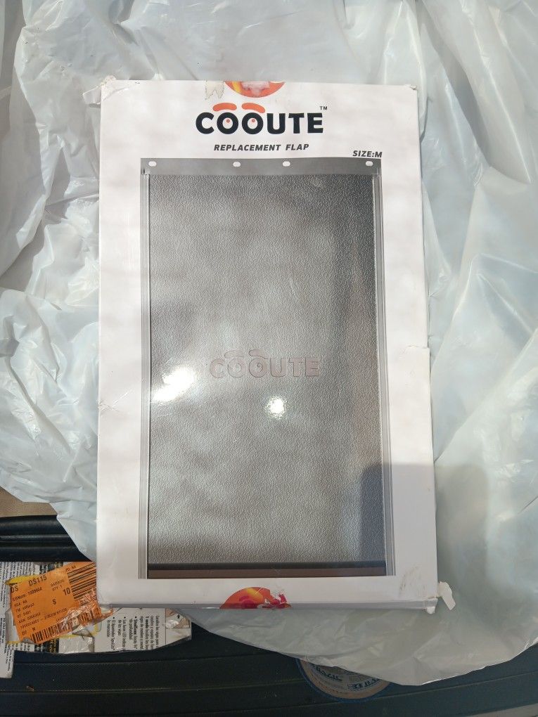 Medium Size Vinyl Pet Door Flap 2 Pack