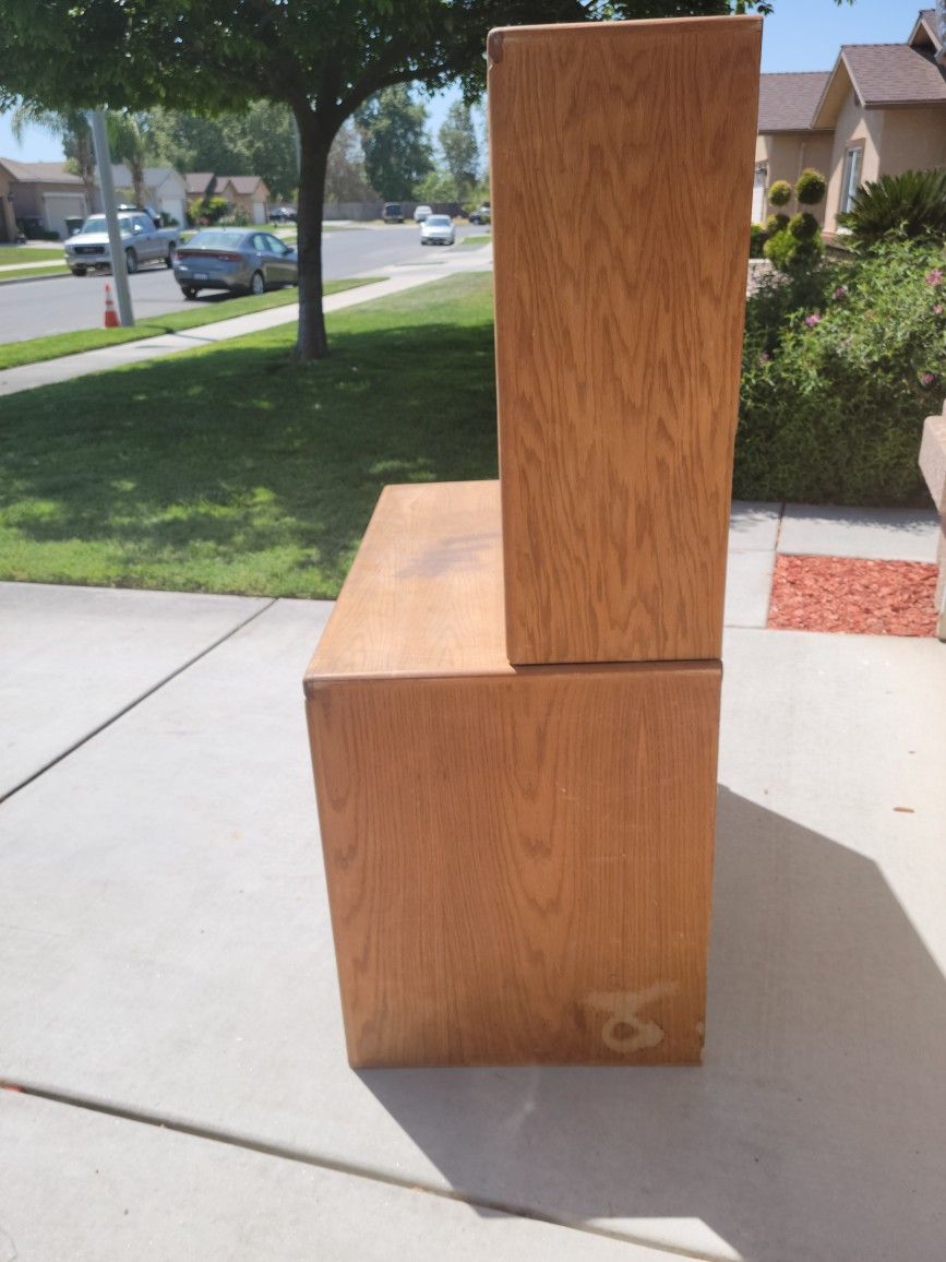 Oak Student Desk Without Hutch