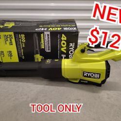  NEW Ryobi 40V HP Brushless Leaf Blower