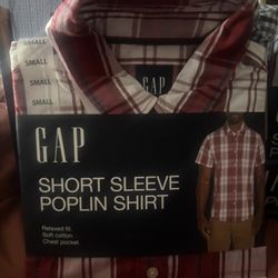 Gap Short Sleeve Poplin Shirt 