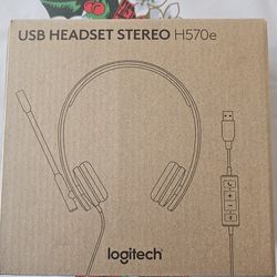 Brand New Logitech usb headset stereo H570e 