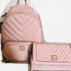 Victoria’s Secret backpack N Matching wallet 