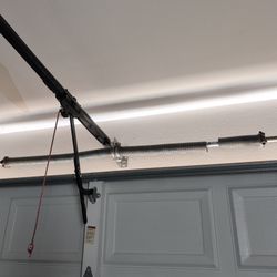 Garage Door Broken Spring Opener Off Track Replace Adjustment And Parts 
