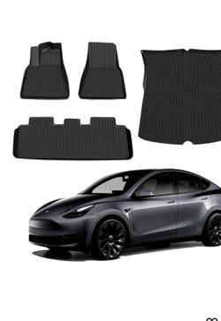 Tesla Model Y 2021–2025 All Weather Floor Mats
