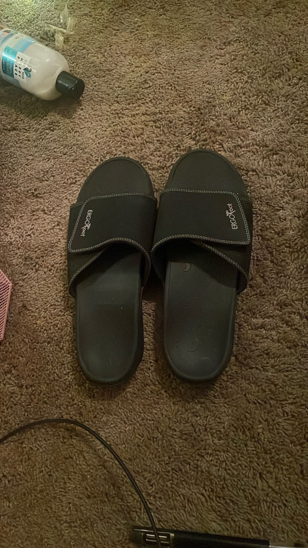 Ergofoot Black Slides