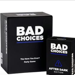 BAD CHOICES Party Game + After Dark Edition - Hilarious Adult Card Game