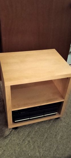 Side Table Or T.V Table With Wheels 