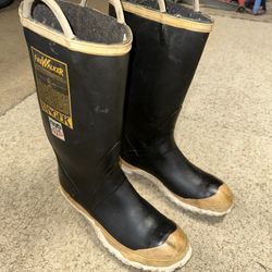 Ranger Firewalker Series Insulated “Steel Toe” Rubber Boots Size 12 