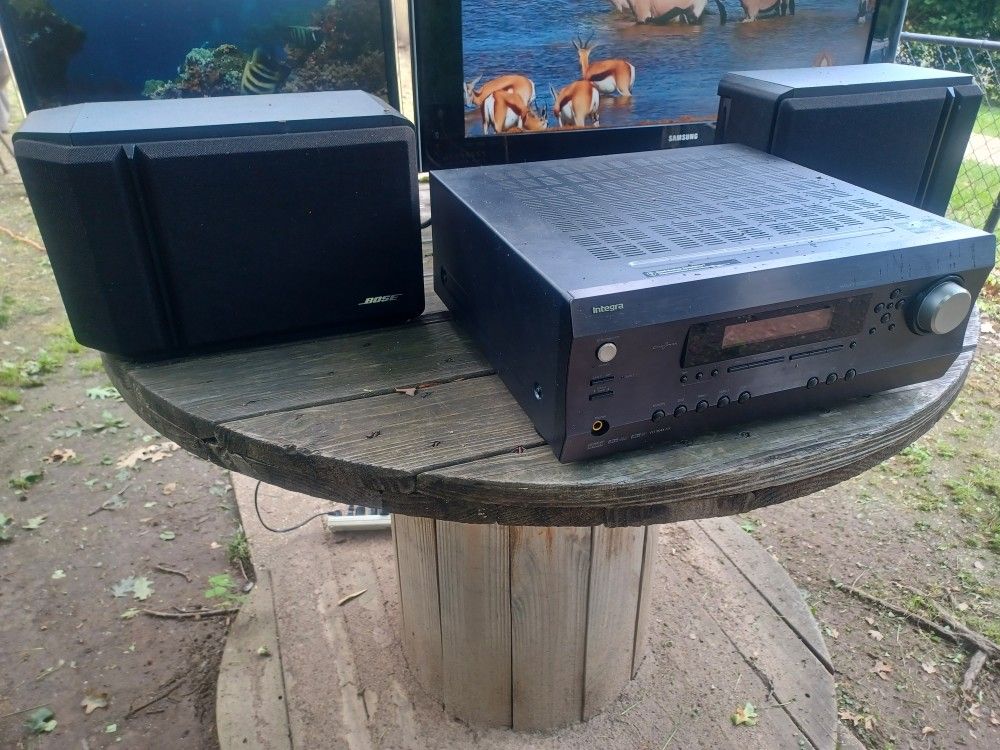 ONKYO INTEGRA DTR-4.6 HOME THEATER RECEIVER AND BOSE 201 IV SPEAKERS $300 FINAL PRICE SAME DAY SHIPPING