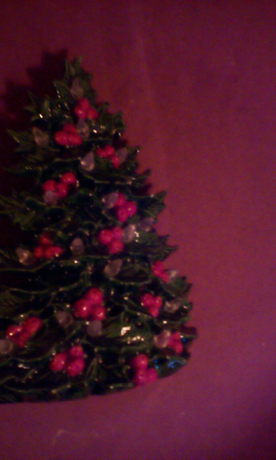 Christmas glass tree