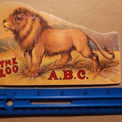 The ZOO A.B.C. Book Vintage Very Rare Book 
