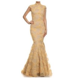Yellow prom dress