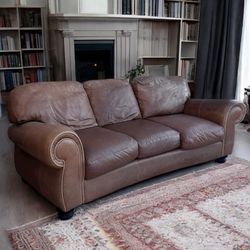 Pickup Only Genuine Arizona Leather Couch 