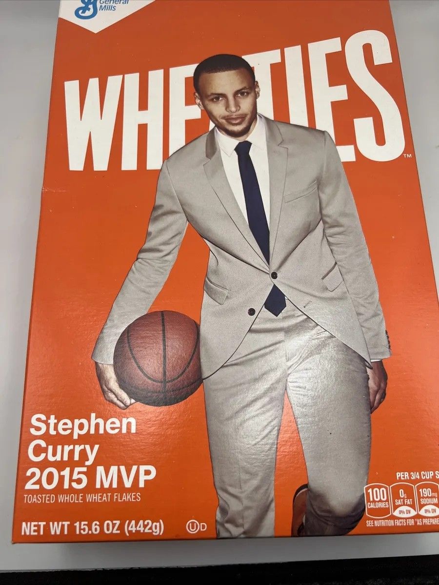 wheaties Steph Curry unopened box must see