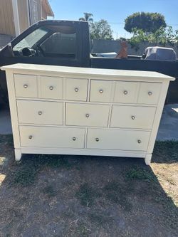 White dresser