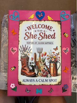 Wooden Garden & She Shed Signs