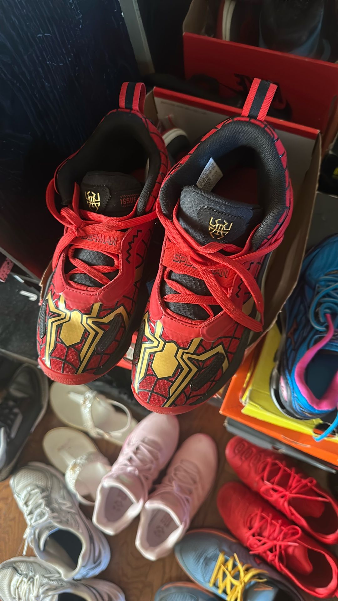 Lightly Used Adidas Spider Mitchell Shoe