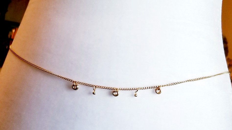 Gold Belly Bracelet 