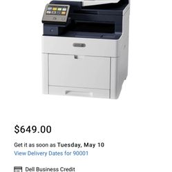 Excellent Condition Xerox Color Laser Printer Workcentre 6605 