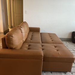 Brown Leather Couch For Sale