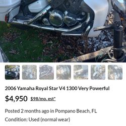 2006 Yamaha royal star 10,000 miles really nice bike