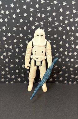 Star Wars 1980 Kenner Imperial Snowtrooper Vintage Action Figure - original weapon
