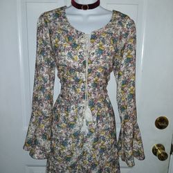 XL Flowered Romper 
